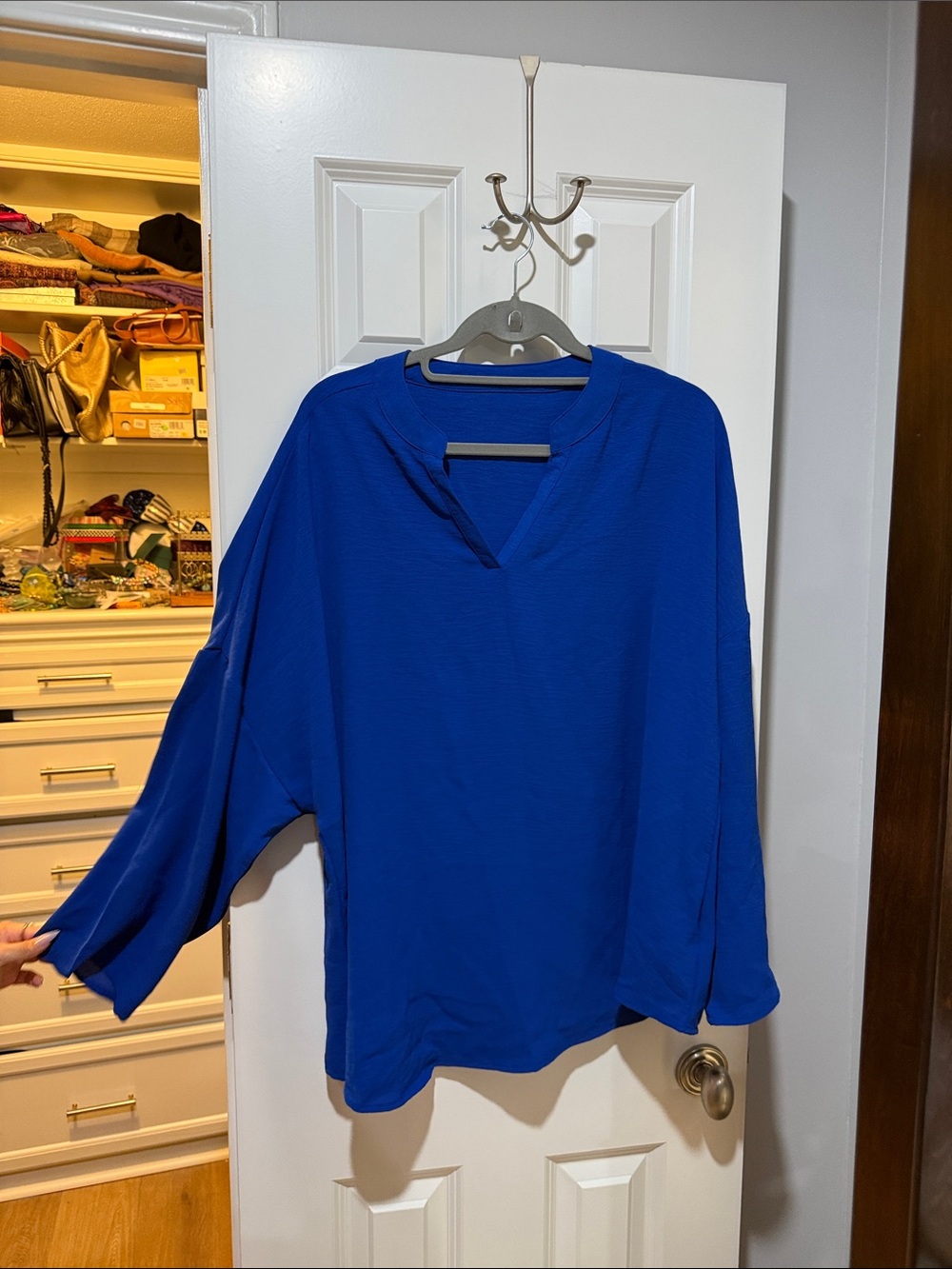 Source Unknown Women's Tunic Top in Cobalt Blue